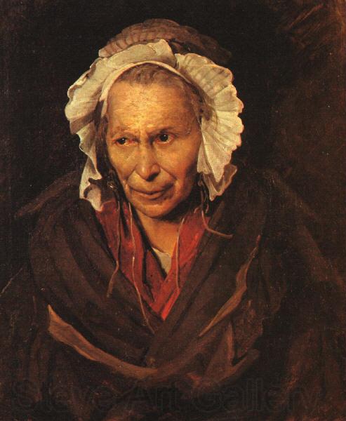  Theodore   Gericault Madwoman Norge oil painting art